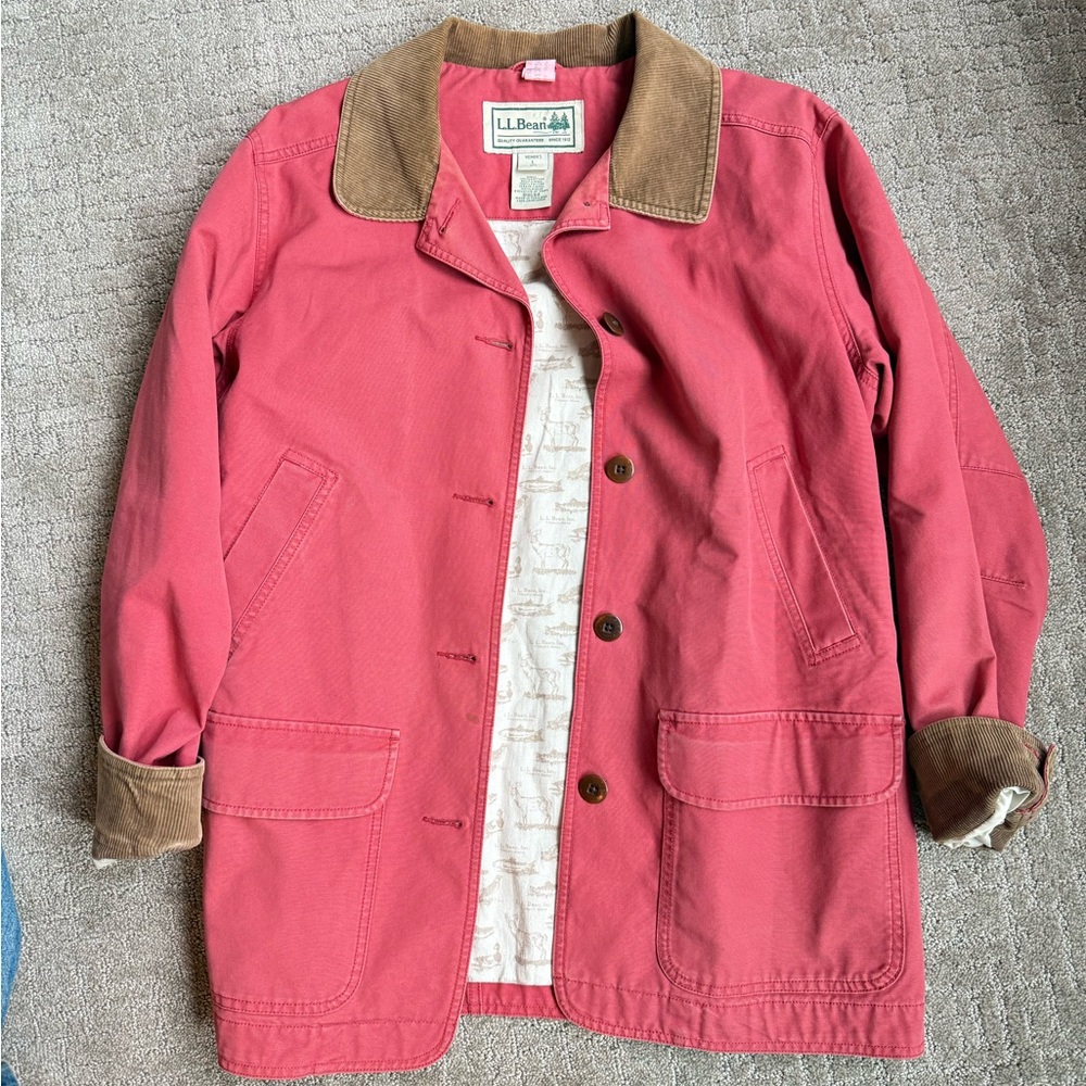 L.L. Bean Rose Jacket with Tan Collar